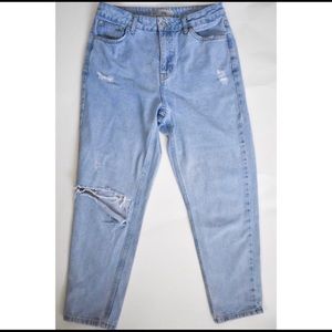 Topshop mom jeans.